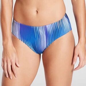 ATHLETA Ibiza Full Bottom, Blue Print, Size XL 566775